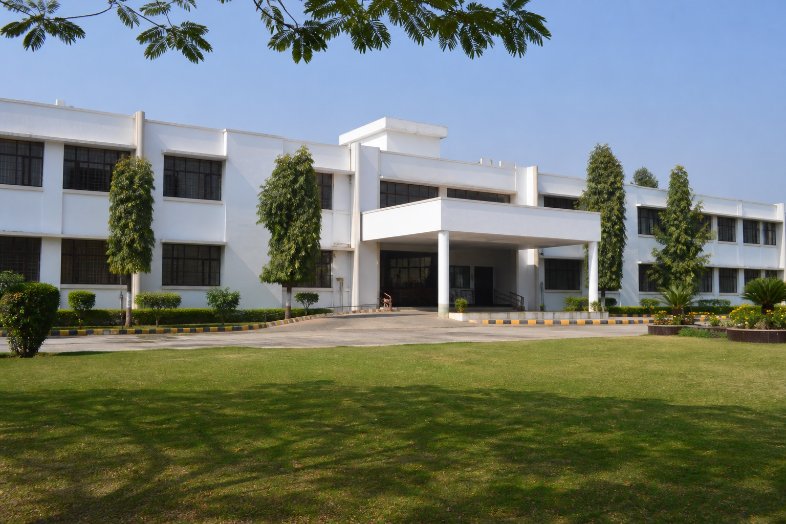 College campus exterior