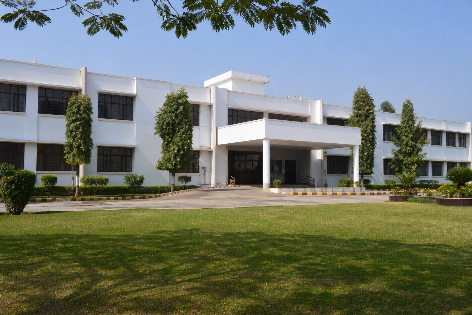 College campus exterior