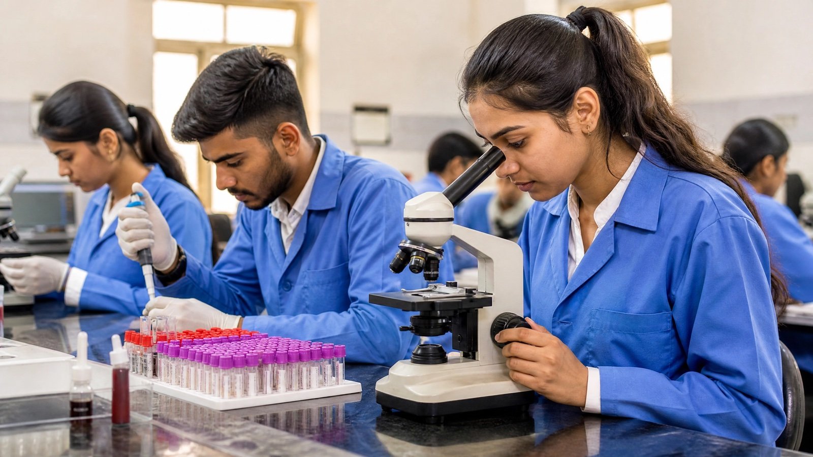 B.Sc. Medical Lab Technology (MLT) practical clinical training OSPMI Ambala